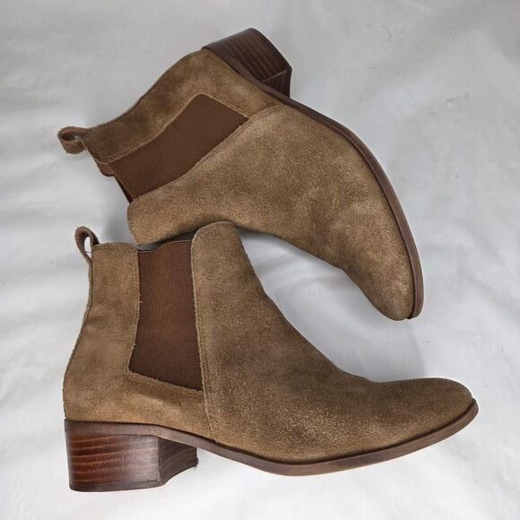 Steve Madden Women's Dover Ankle Boot Cognac Suede Size 9.5 - Picture 5 of 8